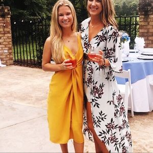 Mustard yellow dress